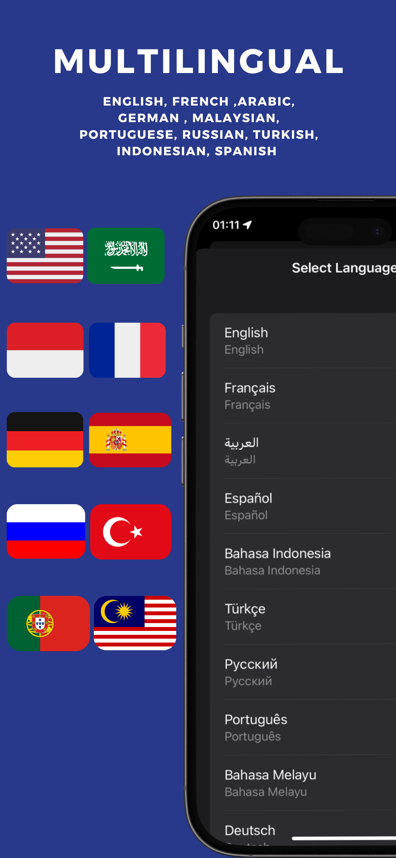 Multilingual support